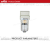 Factory direct supply high quality polycarbonate smc filter regulator lubricator air filter