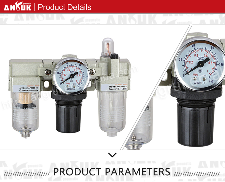 AC2000-02 SMC Standard type air filter pneumatic components gas source processor 