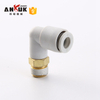 SMC type KB2L air hose fitting connector white pneumatic fitting
