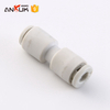 Factory wholesale white round plastic air pneumatic fitting