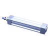 Factory direct SI Series adjustable stroke Aluminum Pneumatic air ISO6431 STANDARD Cylinder SI320X600