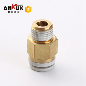 KB2H Series Straight Internal Screw Casting Brass Copper Pipe Pneumatic Fitting