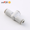 AQ240F-06 plastic T type connector pneumatic fitting