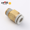 KB2H Series Straight Internal Screw Casting Brass Copper Pipe Pneumatic Fitting