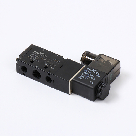 4V210-08 5/2 Way Low Price Aluminum Pneumatic Solenoid Valve Single Coil